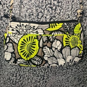 Vera Bradley Frannie Purse in Citron